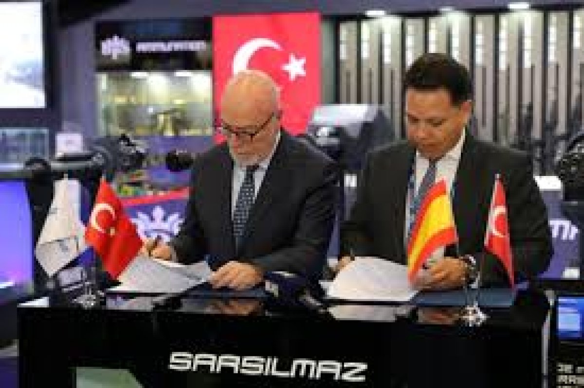 Türk savunma sanayisinin önemli firmalarından SARSILMAZ ile İspanya merkezli EM&E Grup arasında imzalanan Mutabakat Zaptı