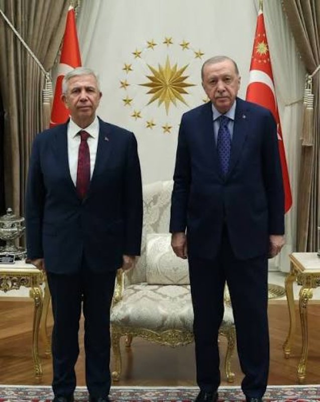 Erdoğan, Ankara Büyükşehir Belediye Başkanı Yavaş'ı Beştepe'de Kabul Etti