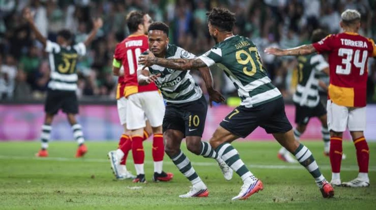 Galatasaray, Sporting'e Deplasmanda 3-1 Mağlup Oldu