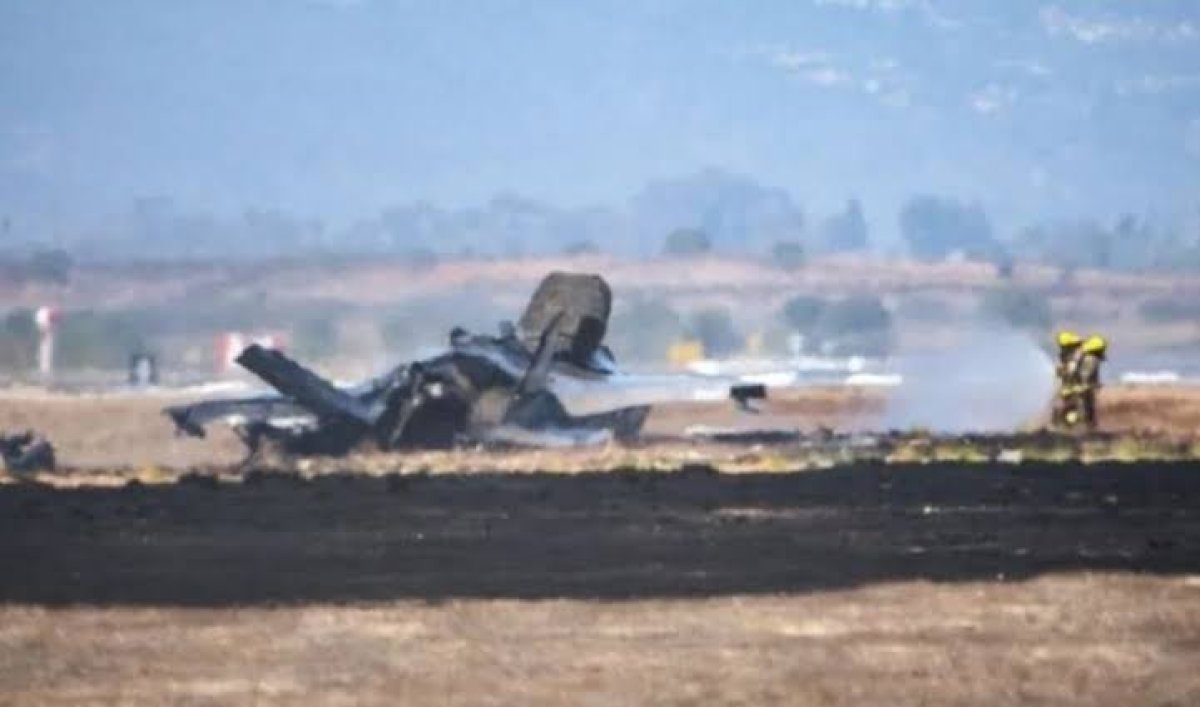 Miramar Hava Üssü'nde F-35B Savaş Uçağı Yangında Tamamen Yandı