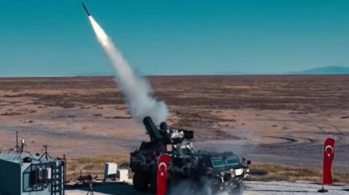 ROKETSAN SUNGUR Füzesi BURÇ Sisteminden Başarıyla Ateşlendi
