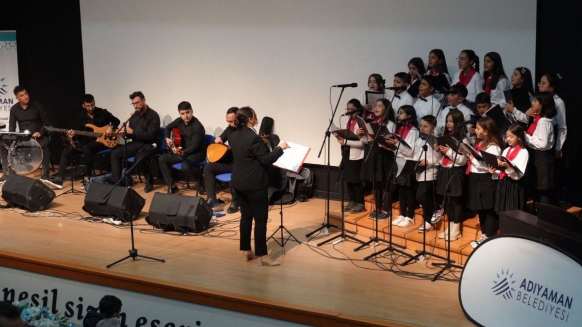 Adıyaman Belediyesi Çocuk Korosu, konser için gün sayıyor