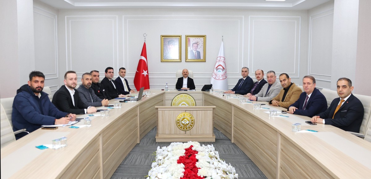 Adıyaman Valiliğinde haftalık değerlendirme toplantısı gerçekleştirildi