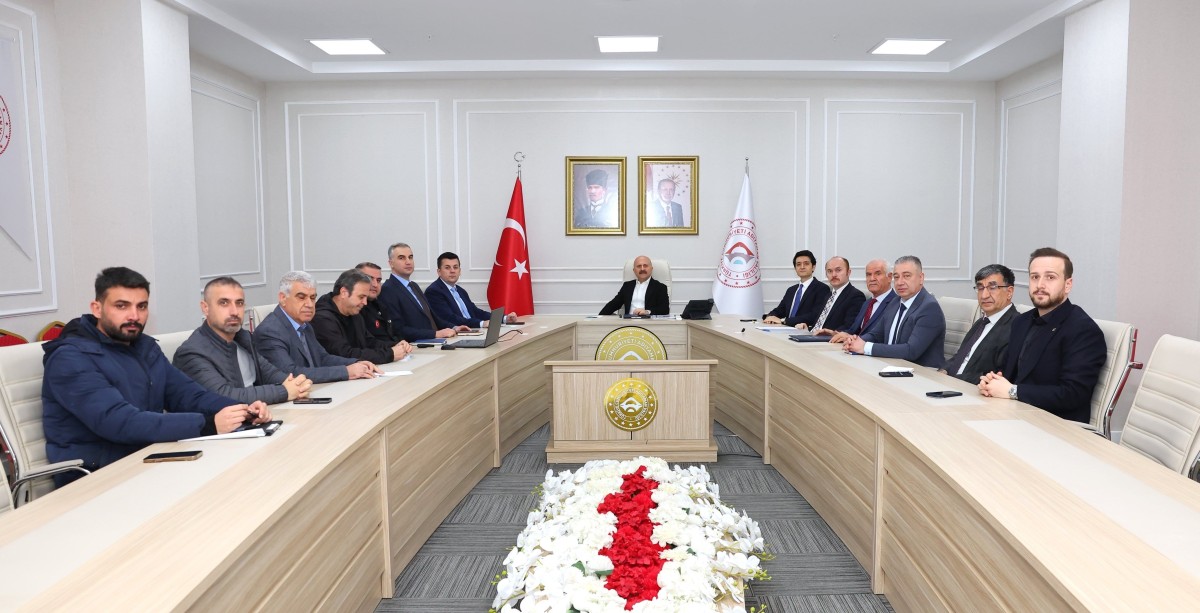 Adıyaman Valiliğinden Haftalık koordinasyon toplantısı gerçekleştirildi