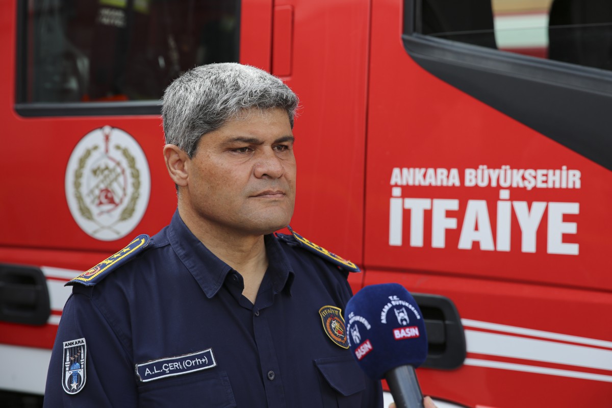 Ankara’da 49 İtfaiye İstasyonu 7/24 Görev Başında