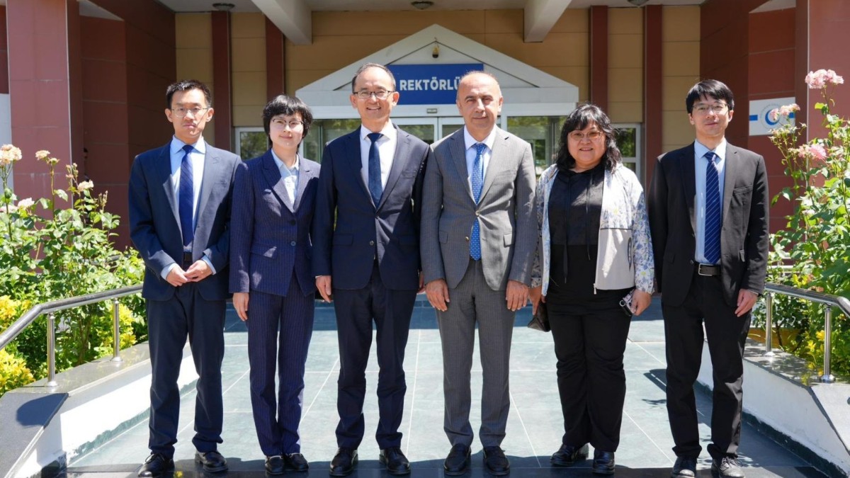 Çin heyetinden Adıyaman Üniversitesi’ne iş birliği ziyareti