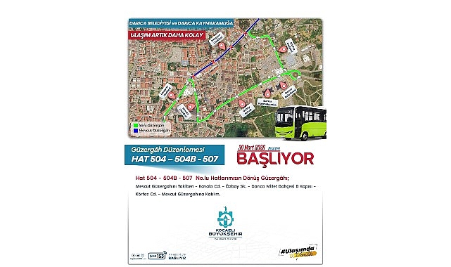 Darıca’nın yeni hizmet binalarına erişilebilir ulaşım