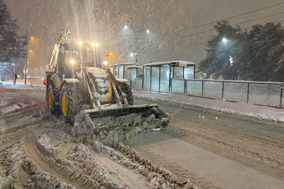 Gaziantep’te Ulaşım İçin Karla Mücadele Çalışması