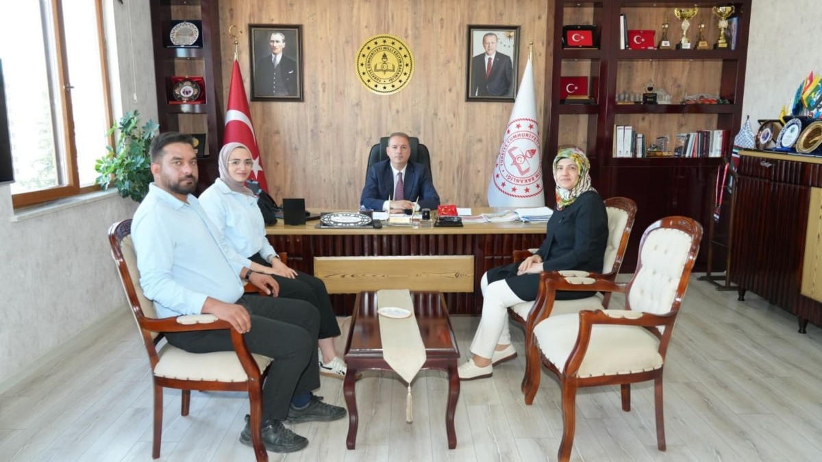 Hayata Destek Derneği temsilcilerinden Müdür Tosun’a ziyaret