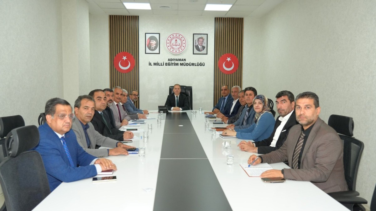 İl Milli Eğitim Müdürlüğü’nde haftalık değerlendirme toplantısı yapıldı