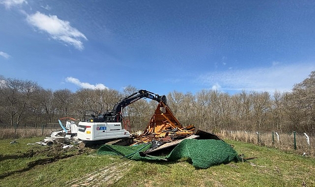 İSKİ, Terkos Havzası’ndaki Kaçak Yapıları Kaldırdı