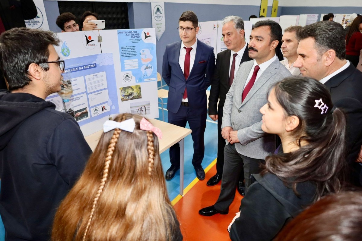 Kahta Borsa İstanbul Fen Lisesi’nde Bilim Fuarı İlgi Gördü