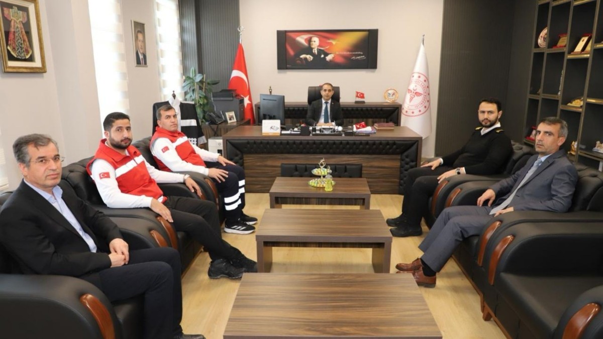 Malatya merkezli Hava Ambulans Ekibinden Adıyaman’a ziyaret