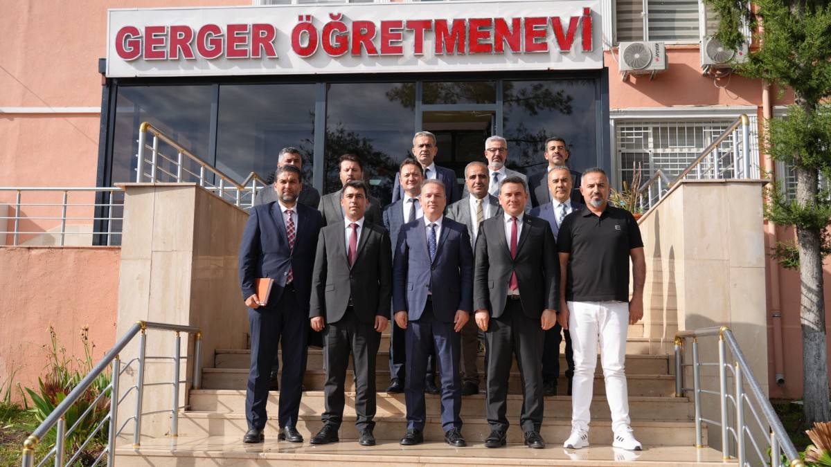 Mayıs ayı İlçe Millî Eğitim Müdürleri Toplantısı Gerger’de gerçekleştirildi