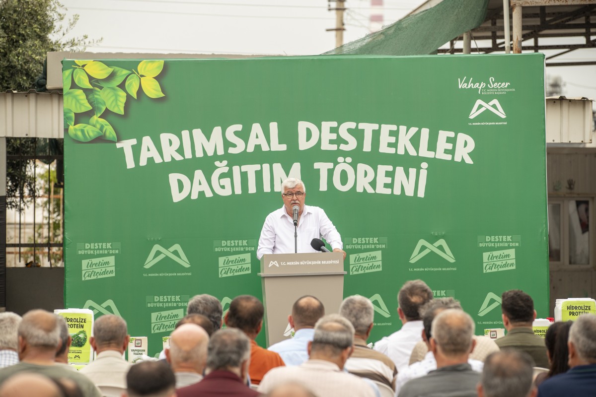 Mersin’de Kazanlı Üreticilerine Tarımsal Destek
