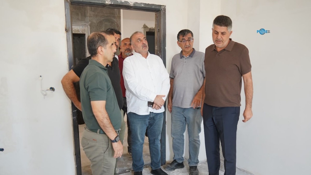 Milletvekili Şan, Alitaşı Aile Sağlığı Merkezi inşaatını inceledi