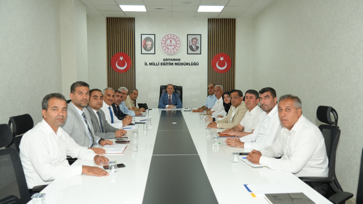 Milli Eğitim Müdürlüğünde değerlendirme toplantısı düzenlendi