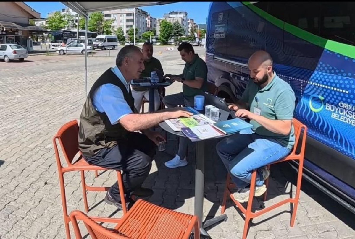 Ordu Büyükşehir Çözüm Merkezi İlçelerde Vatandaşla Buluşuyor