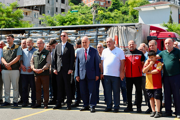 TULIP Projesi kapsamında Ordu'da fındık üreticilerine hasat filesi dağıtıldı