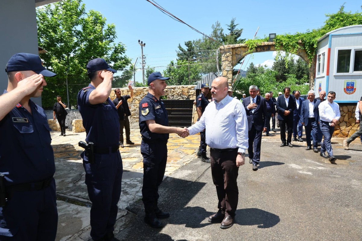 Vali Abdullah Küçük’ten Belören Jandarma Karakoluna ziyaret